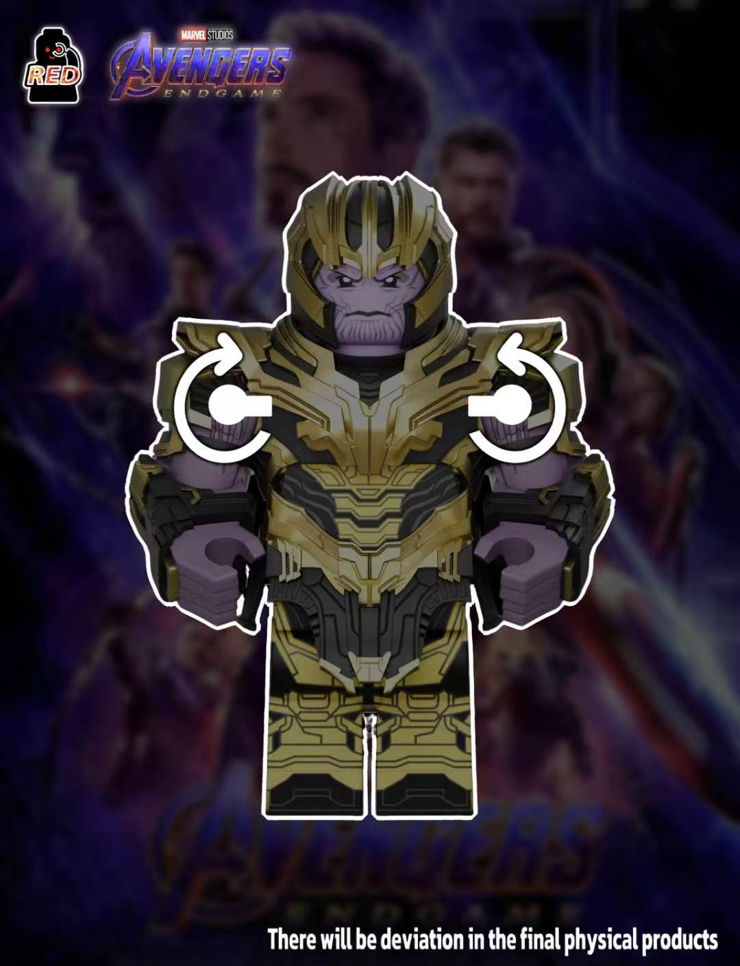 【Preorder】【Red】Thanos [Avengers 4] 滅霸【復仇者聯盟 4】 타노스 [어벤져스 4] 【custom Marvel minifigures】