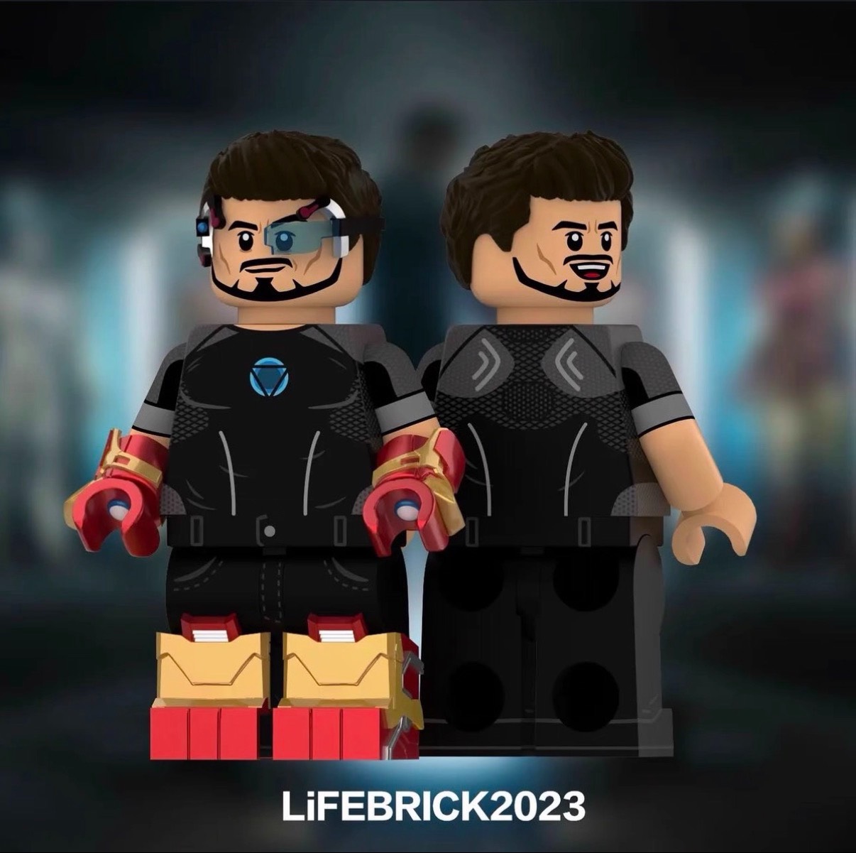 【LIFE】Test Tony (Iron Man) 測試托尼（鋼鐵人） 테스트 토니 (아이언맨) 【custom minifigures】