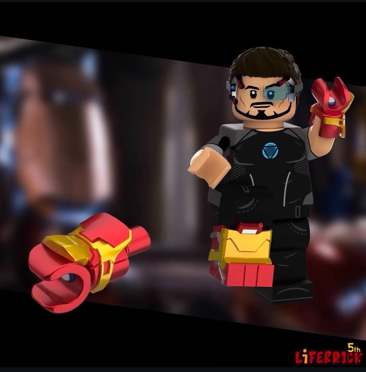 【LIFE】Test Tony (Iron Man) 測試托尼（鋼鐵人） 테스트 토니 (아이언맨) 【custom minifigures】