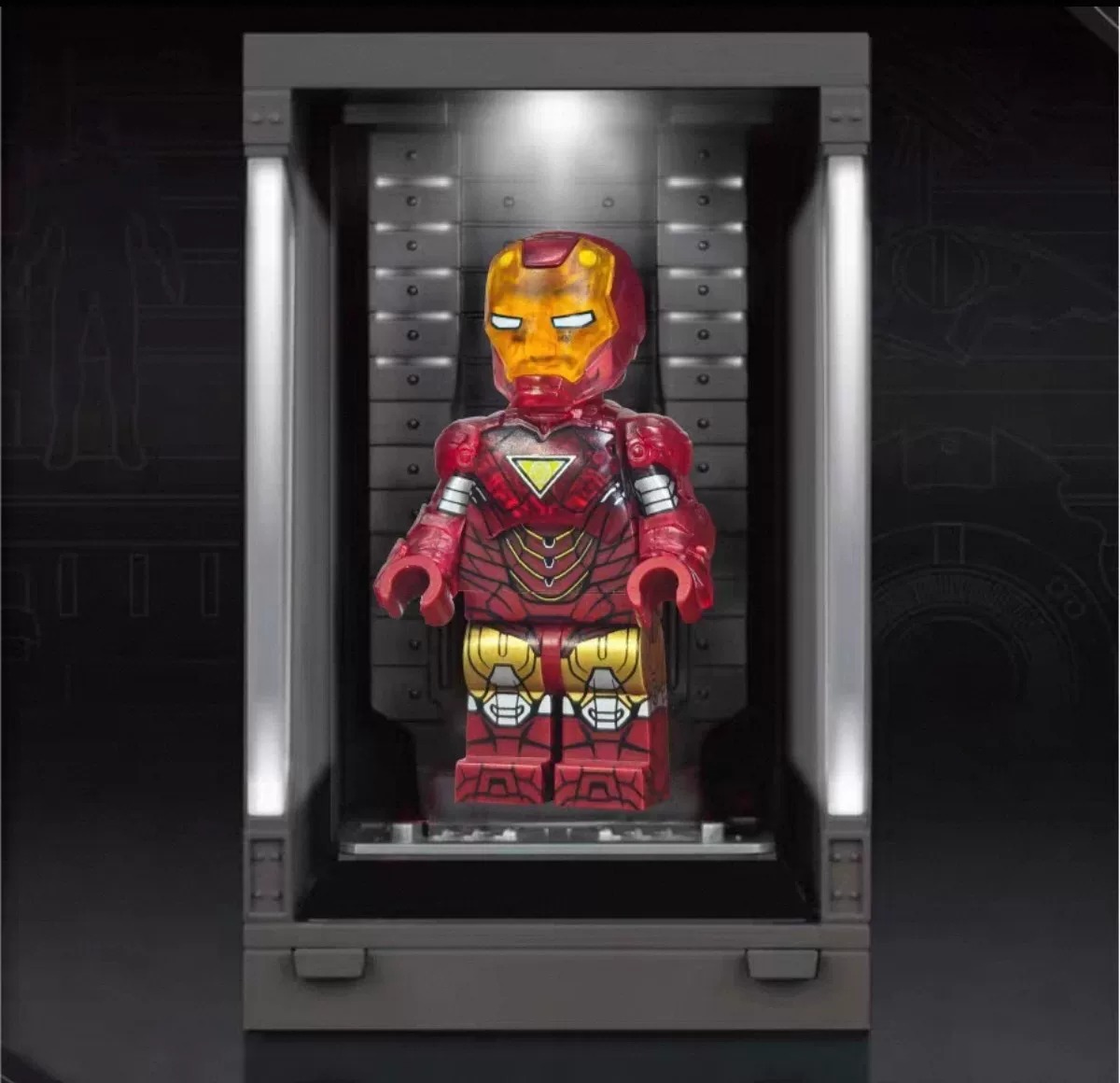 【JIN】Iron Man MK6 Over‑Limit Clear Alternate Color 鋼鐵俠 MK6 超限透明異色 아이언맨 MK6 오버리미트 클리어 얼터너트 컬러【custom minifigures】