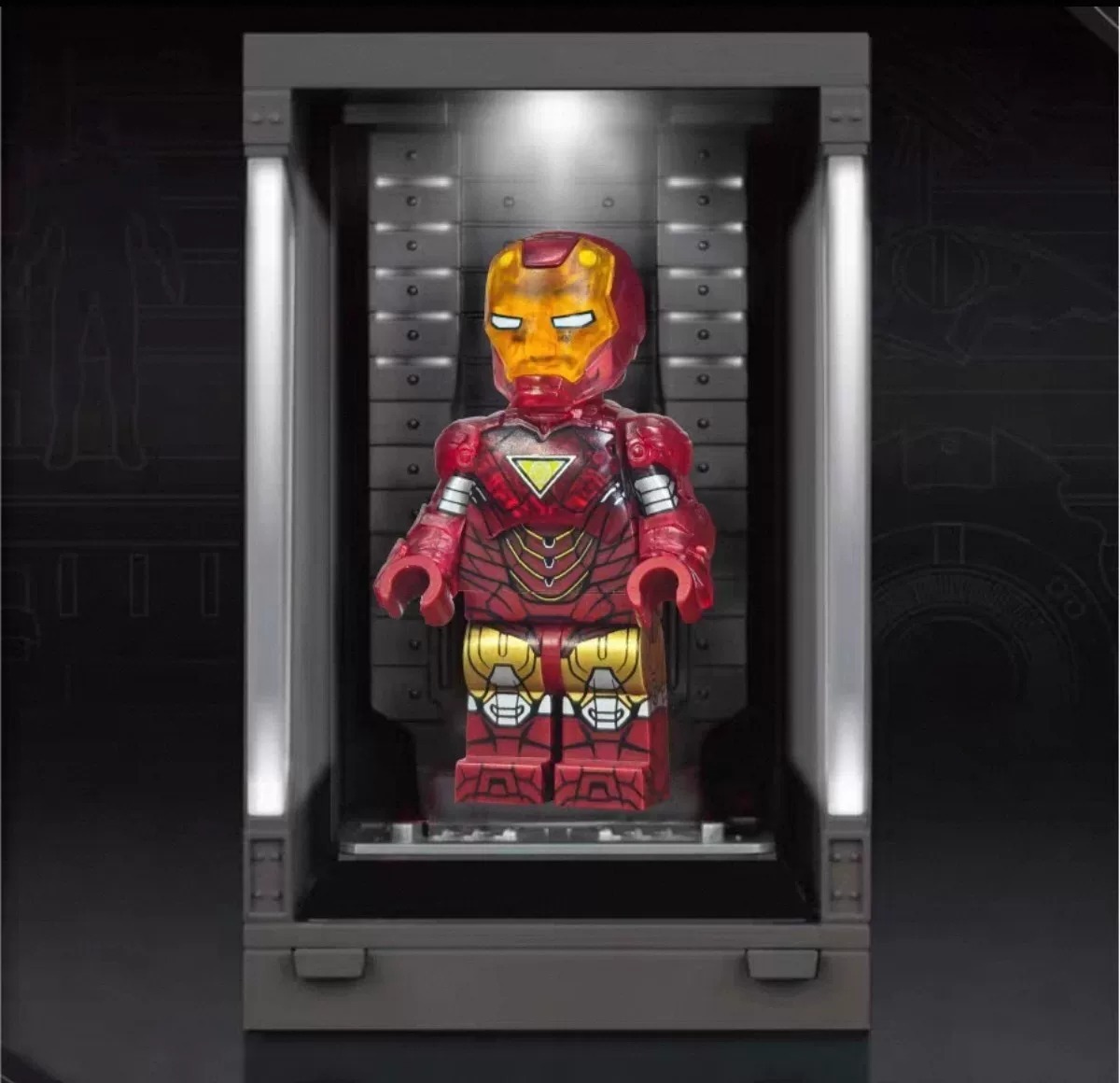 【JIN】Iron Man MK6 Over‑Limit Clear Alternate Color 鋼鐵俠 MK6 超限透明異色 아이언맨 MK6 오버리미트 클리어 얼터너트 컬러【custom minifigures】