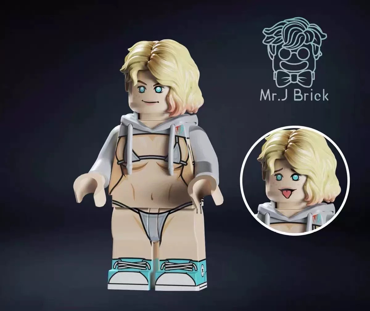 【Mr. Tree】Spider‑Gwen (Sexy Version) 蜘蛛格溫（性感版） 스파이더 그웬 (섹시 버전)【custom minifigures】