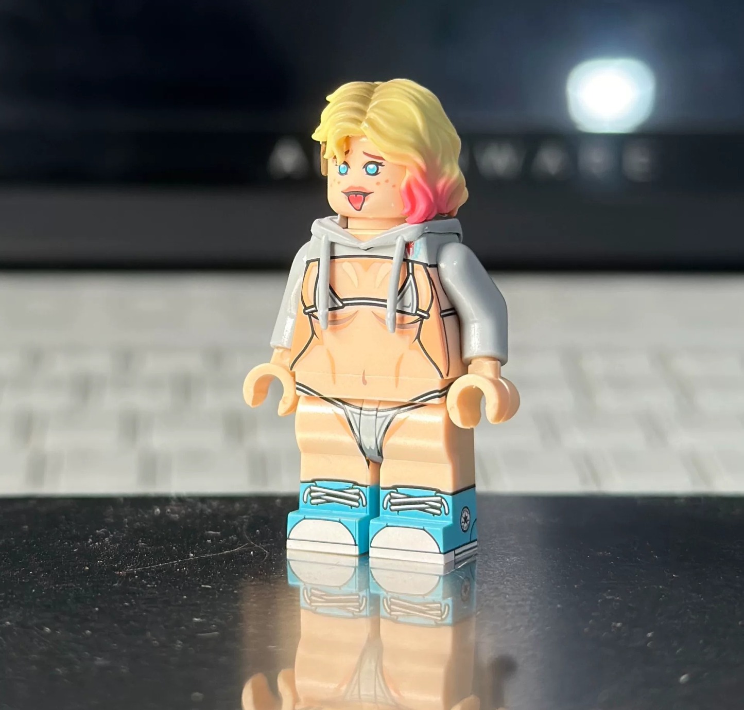 【Mr. Tree】Spider‑Gwen (Sexy Version) 蜘蛛格溫（性感版） 스파이더 그웬 (섹시 버전)【custom minifigures】