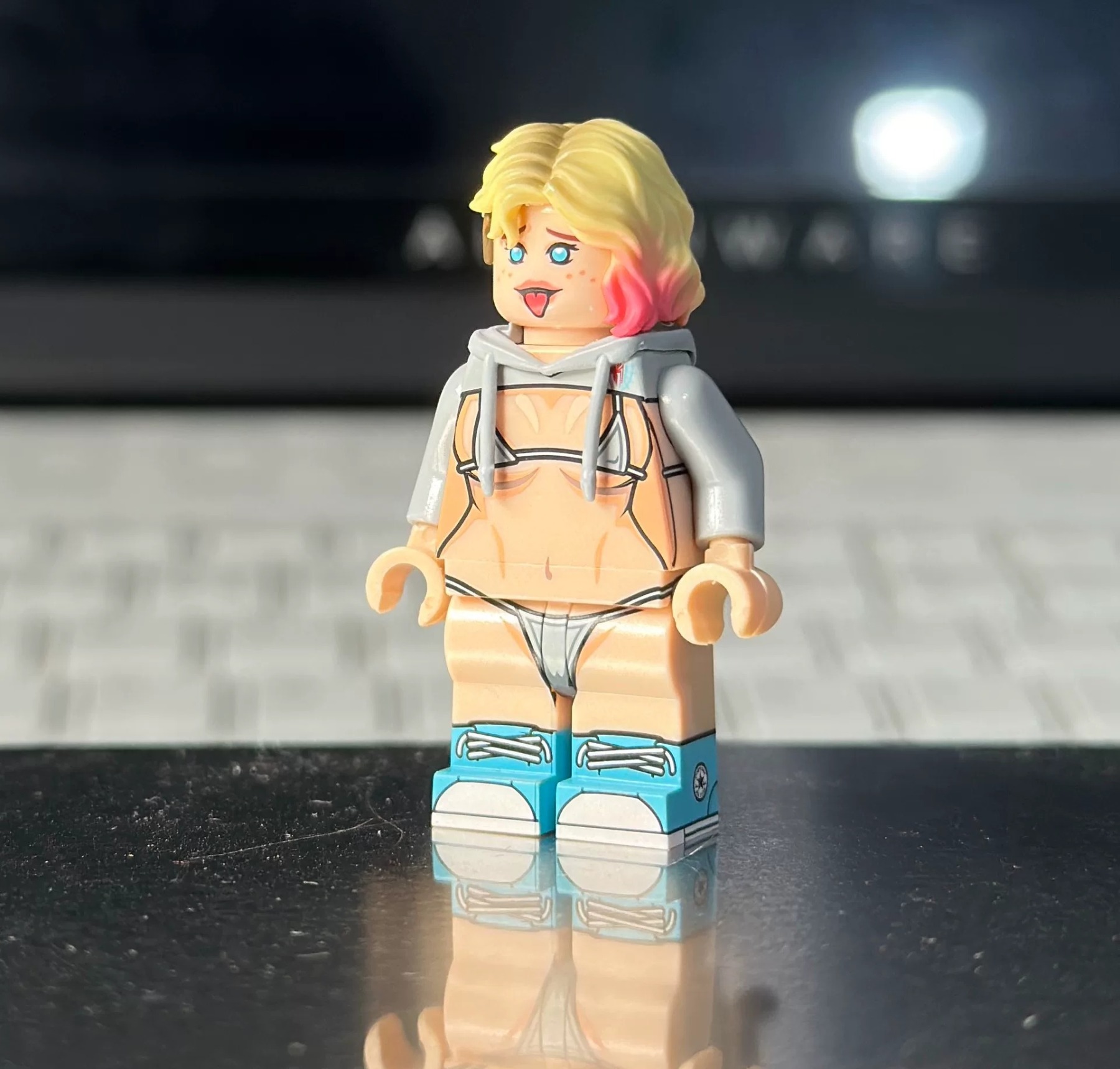 【Mr. Tree】Spider‑Gwen (Sexy Version) 蜘蛛格溫（性感版） 스파이더 그웬 (섹시 버전)【custom minifigures】