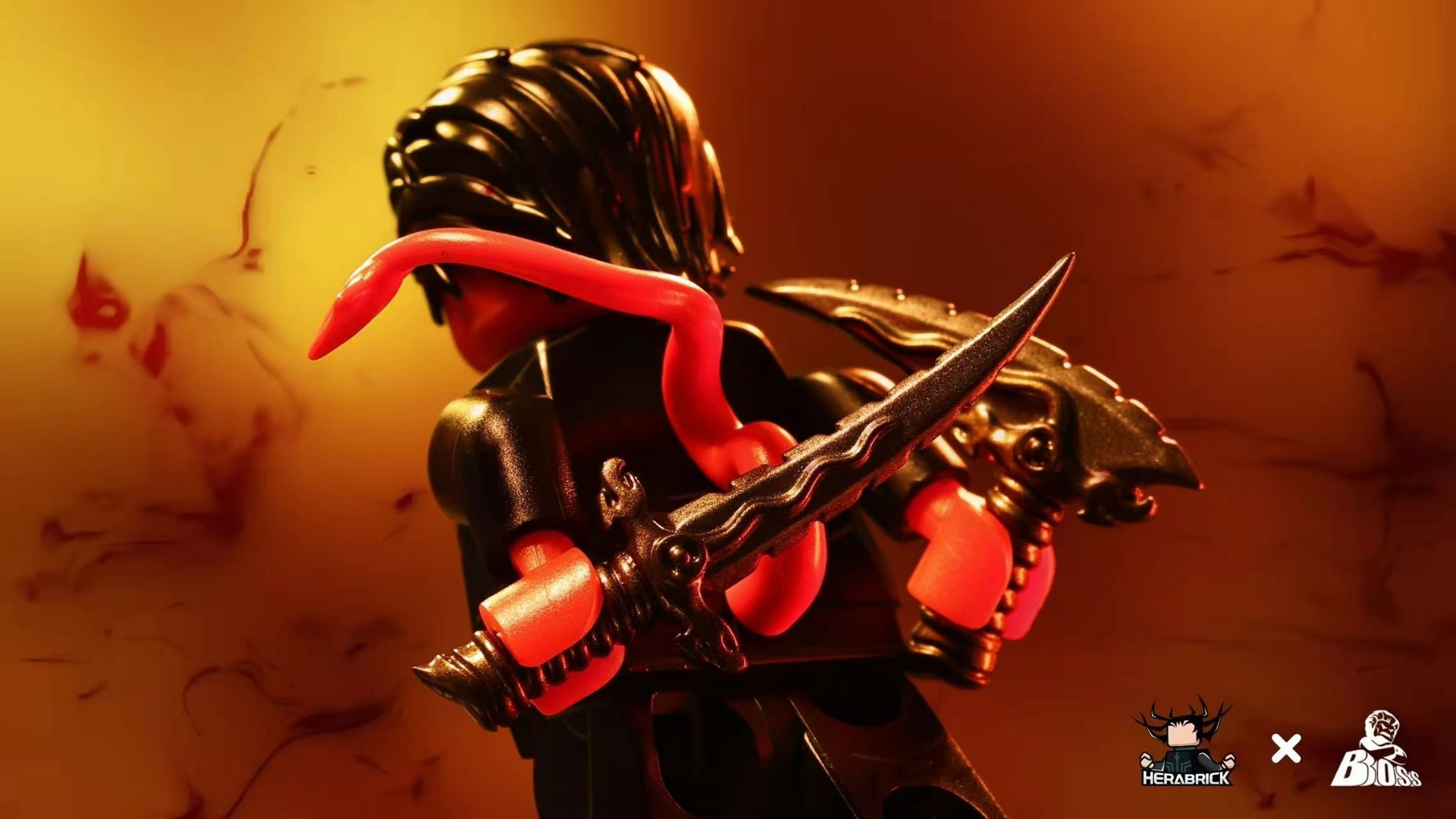 【Herabrick x Bosstoys】Azazel (X-Men: First Class) 紅魔鬼（X 戰警：第一戰） 아자젤 (엑스맨: 퍼스트 클래스)【custom minifigures】