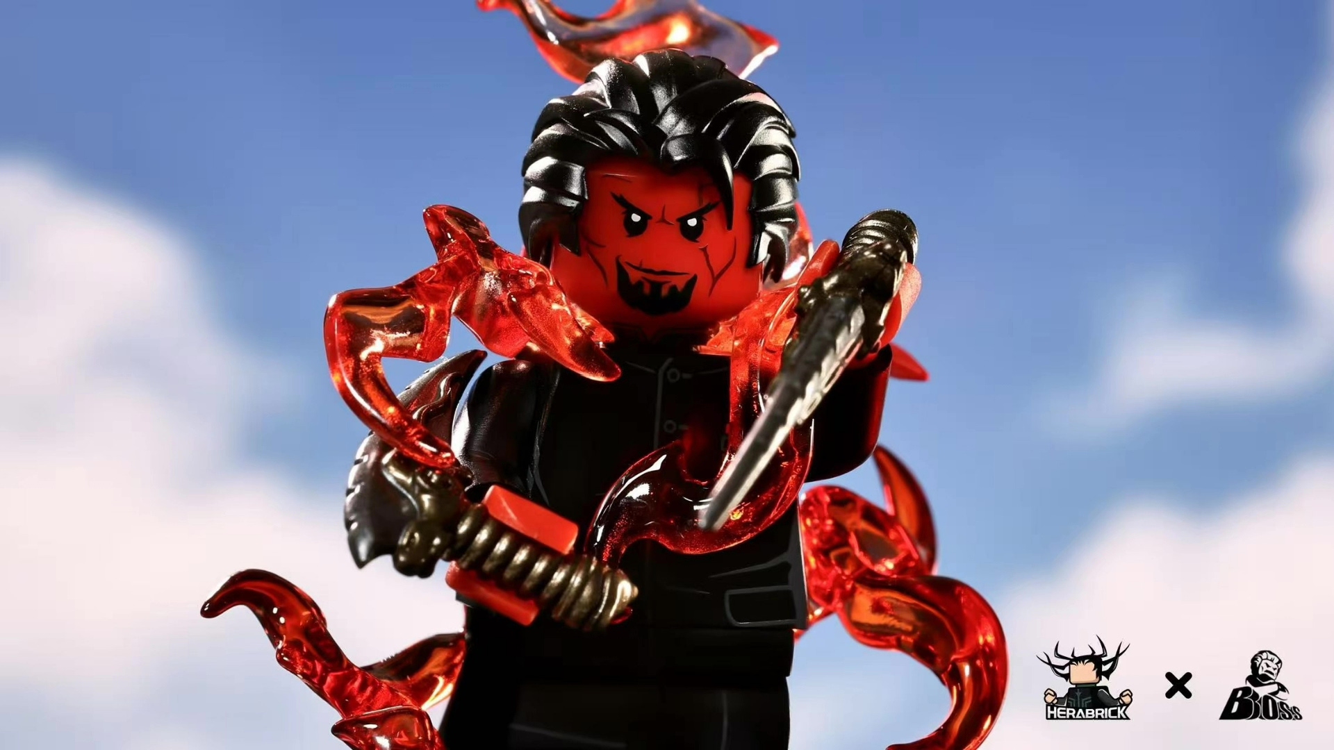 【Herabrick x Bosstoys】Azazel (X-Men: First Class) 紅魔鬼（X 戰警：第一戰） 아자젤 (엑스맨: 퍼스트 클래스)【custom minifigures】