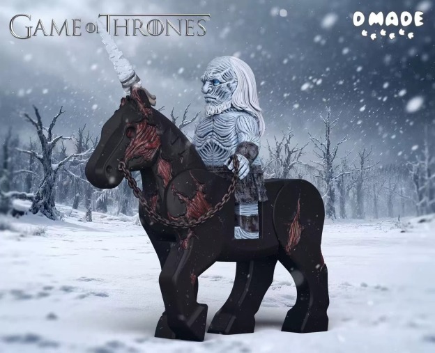 【D Made】White Walker・Full Set (Game of Thrones) 異鬼・大套裝（權力的遊戲） 화이트 워커・풀 세트 (왕좌의 게임)【custom minifigures】
