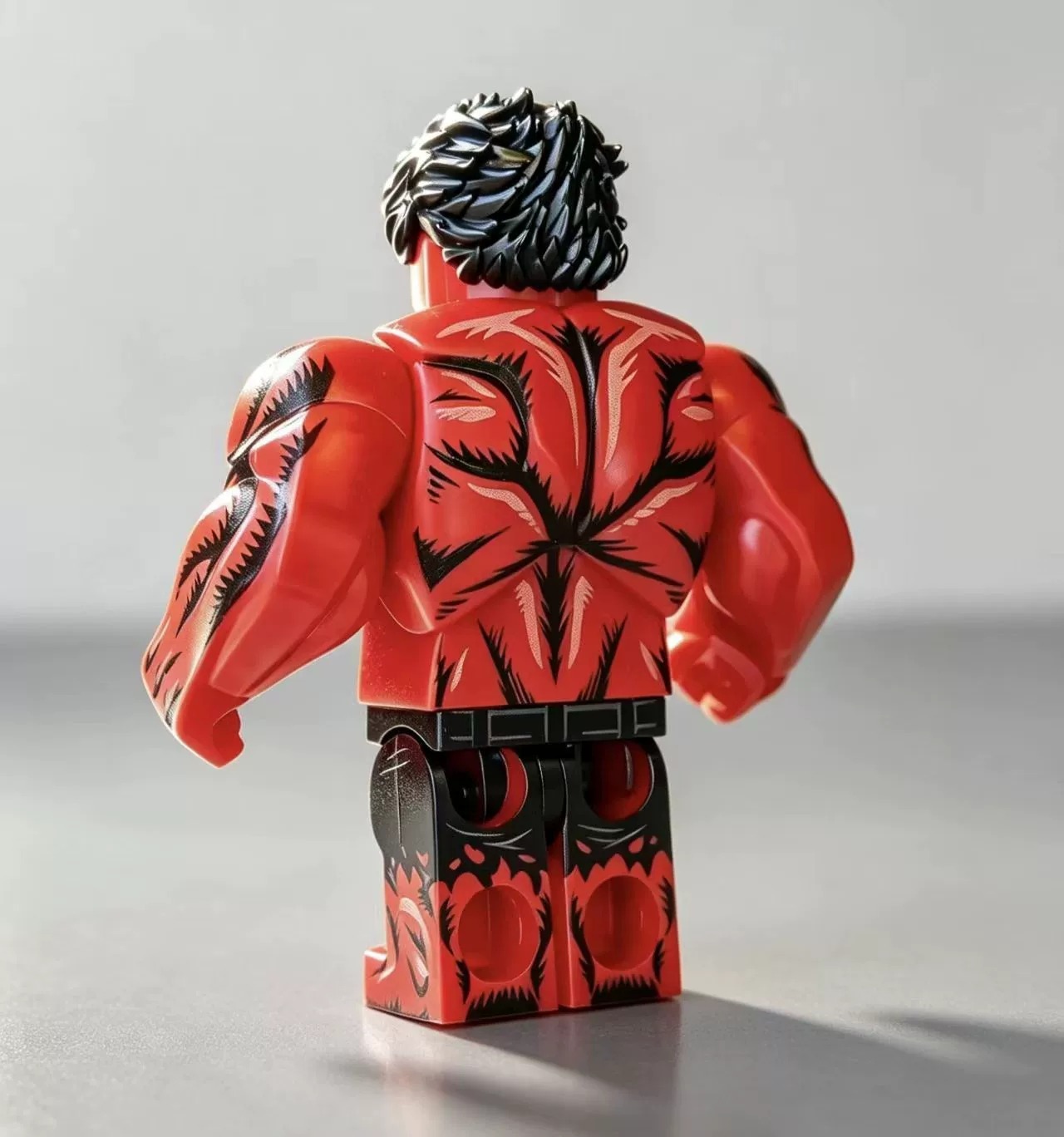 【JIN】Comic Book Red Hulk 漫畫手繪紅浩克 코믹북 레드 헐크【custom minifigures】
