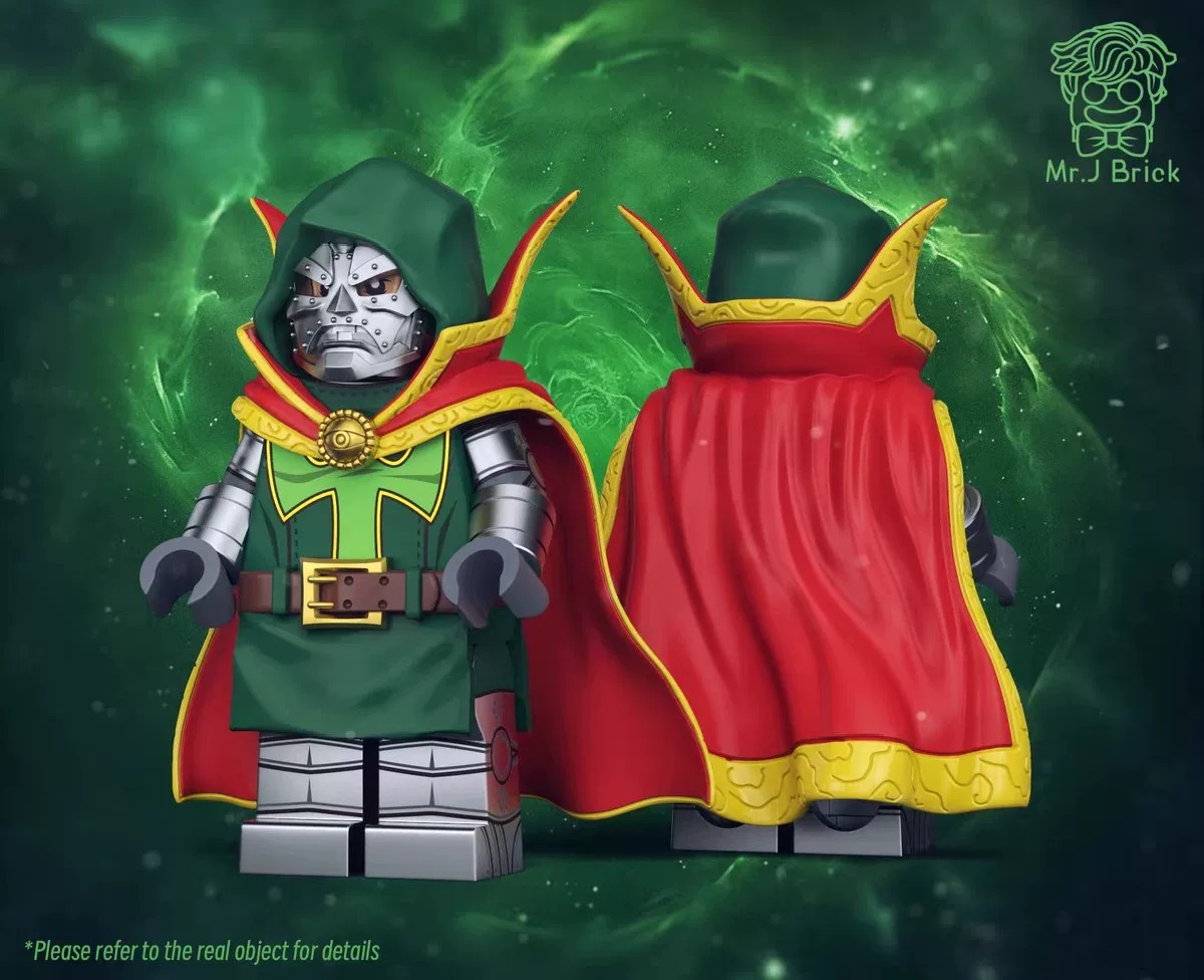 【Mr.J Brick】Sorcerer Supreme Doctor Doom 至尊法師毀滅博士 소서러 슈프림 닥터 둠【custom minifigures】