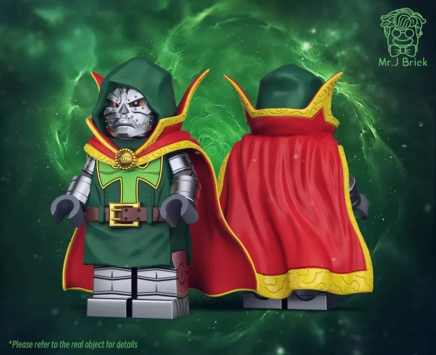 【Mr.J Brick】Sorcerer Supreme Doctor Doom 至尊法師毀滅博士 소서러 슈프림 닥터 둠【custom minifigures】