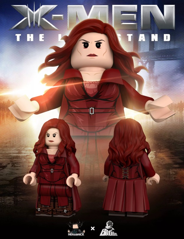 【Herabrick x Boss Toys】X‑Men Phoenix・Jean Grey 鳳凰女・琴格雷 피닉스・진 그레이【custom minifigures】