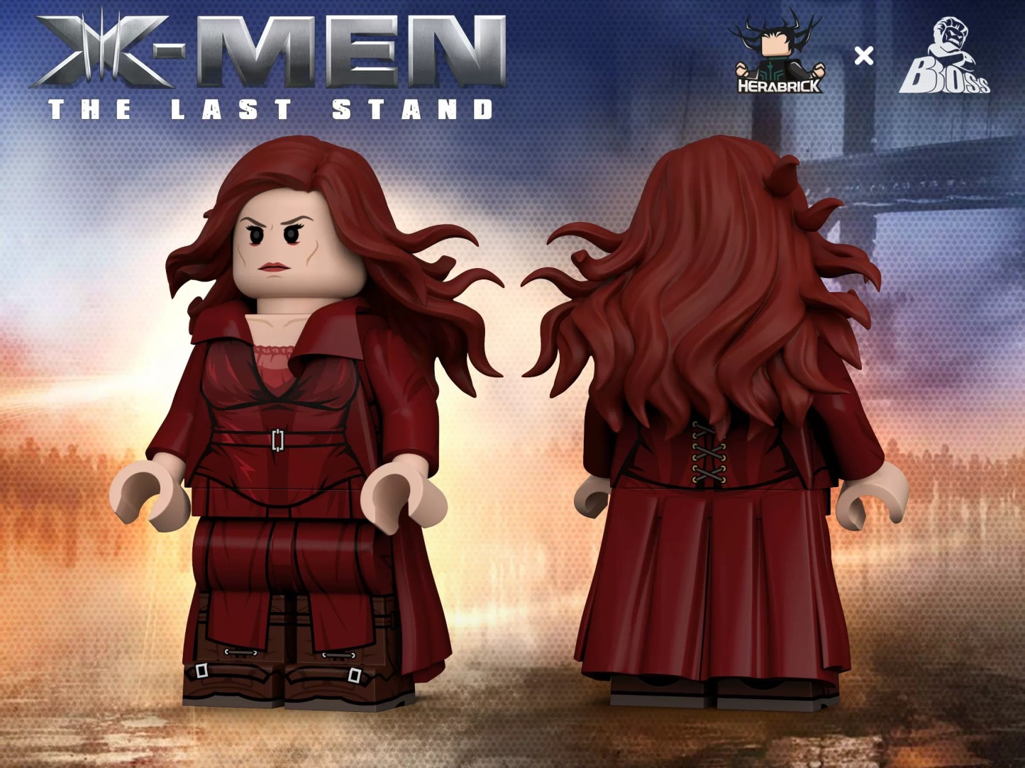 【Herabrick x Boss Toys】X‑Men Phoenix・Jean Grey 鳳凰女・琴格雷 피닉스・진 그레이【custom minifigures】