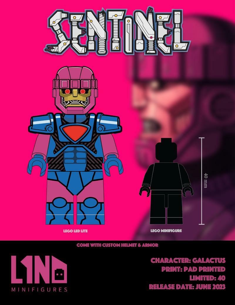 【L1N6】X‑Men SENTINEL X 戰警 哨兵 X-맨 센티넬【custom minifigures】