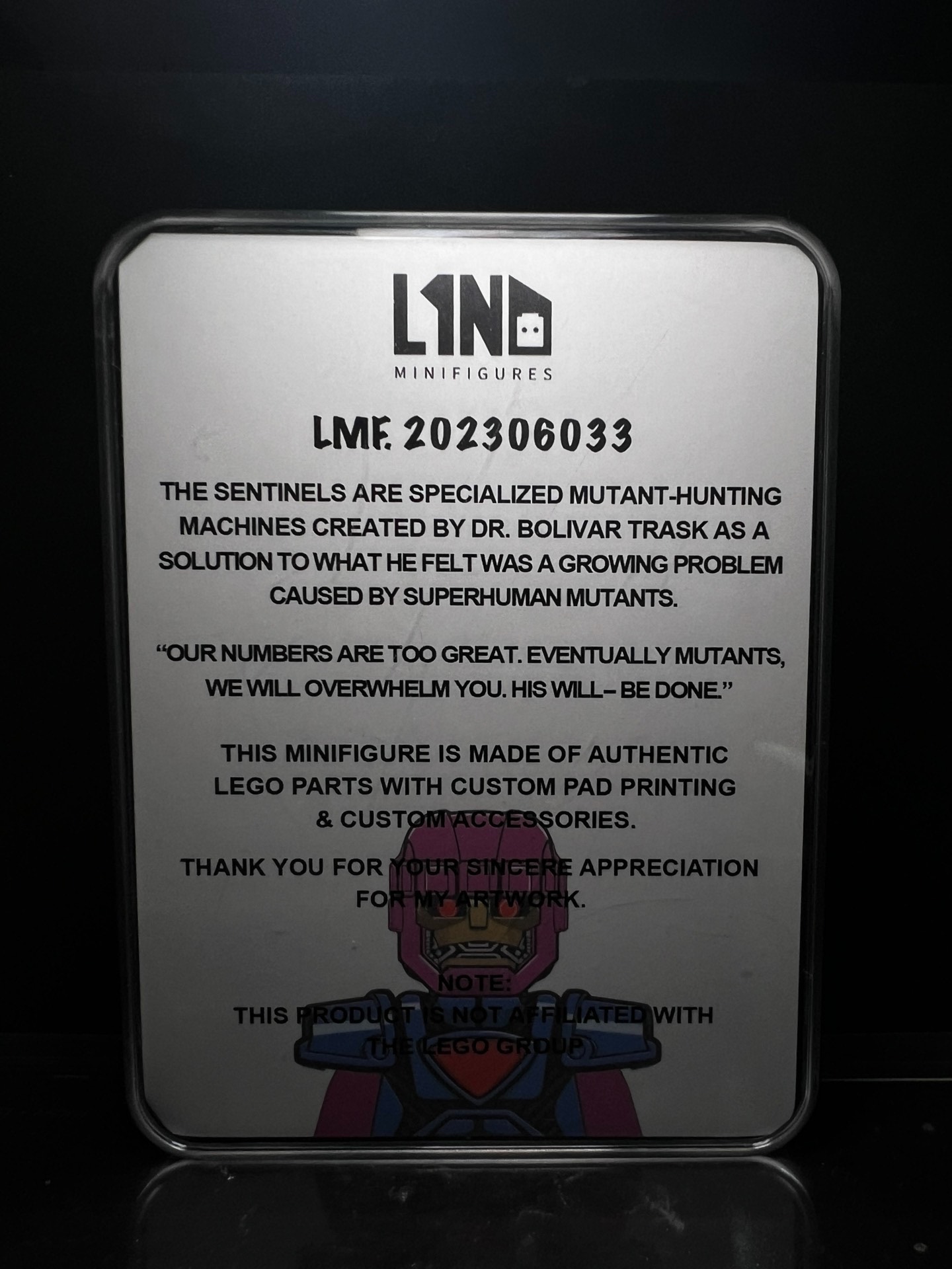 【L1N6】X‑Men SENTINEL X 戰警 哨兵 X-맨 센티넬【custom minifigures】