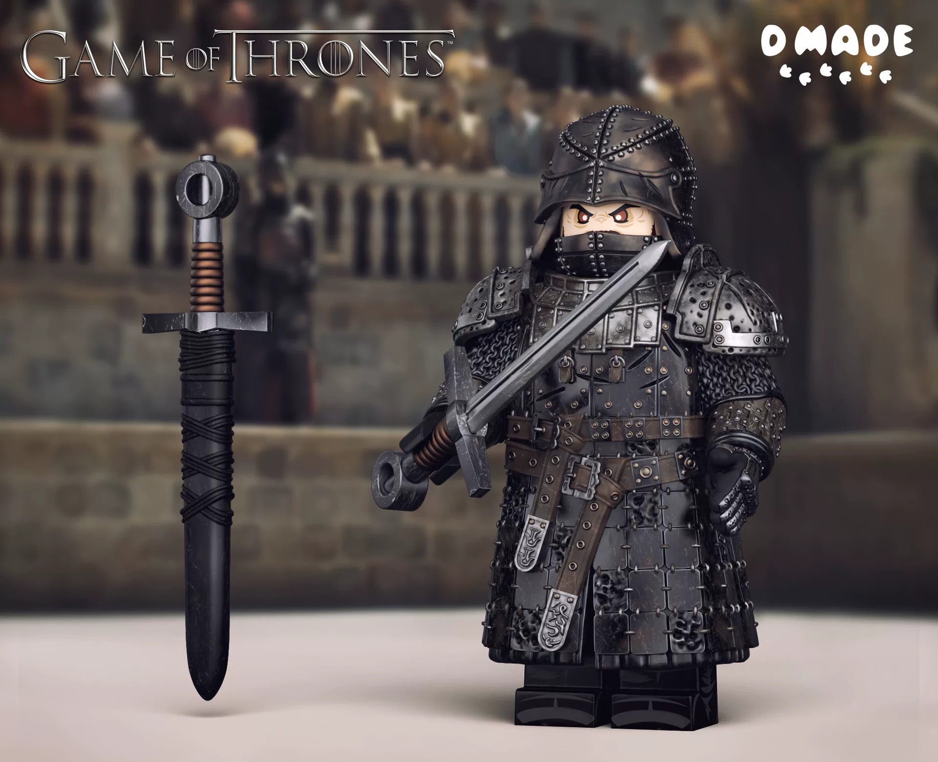 【D Made】The Mountain, 3.0 Arena Version 魔山 3.0 競技場版 마운틴, 3.0 아레나 버전【custom minifigures】