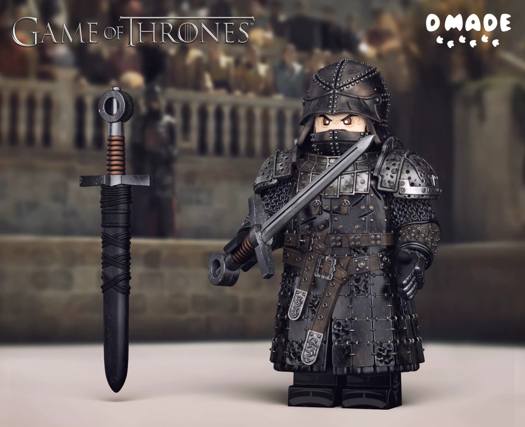 【D Made】The Mountain, 3.0 Arena Version 魔山 3.0 競技場版 마운틴, 3.0 아레나 버전【custom minifigures】