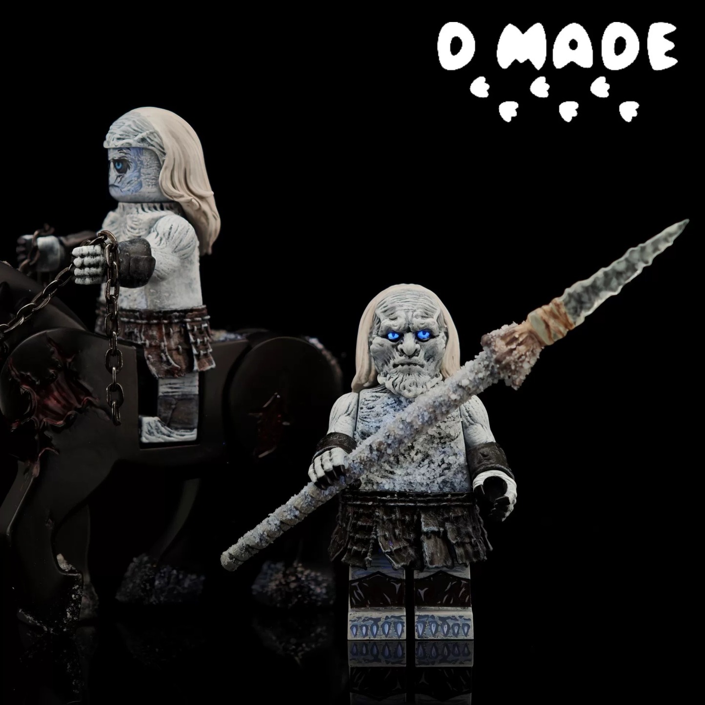 【D Made】White Walker・Full Set (Game of Thrones) 異鬼・大套裝（權力的遊戲） 화이트 워커・풀 세트 (왕좌의 게임)【custom minifigures】