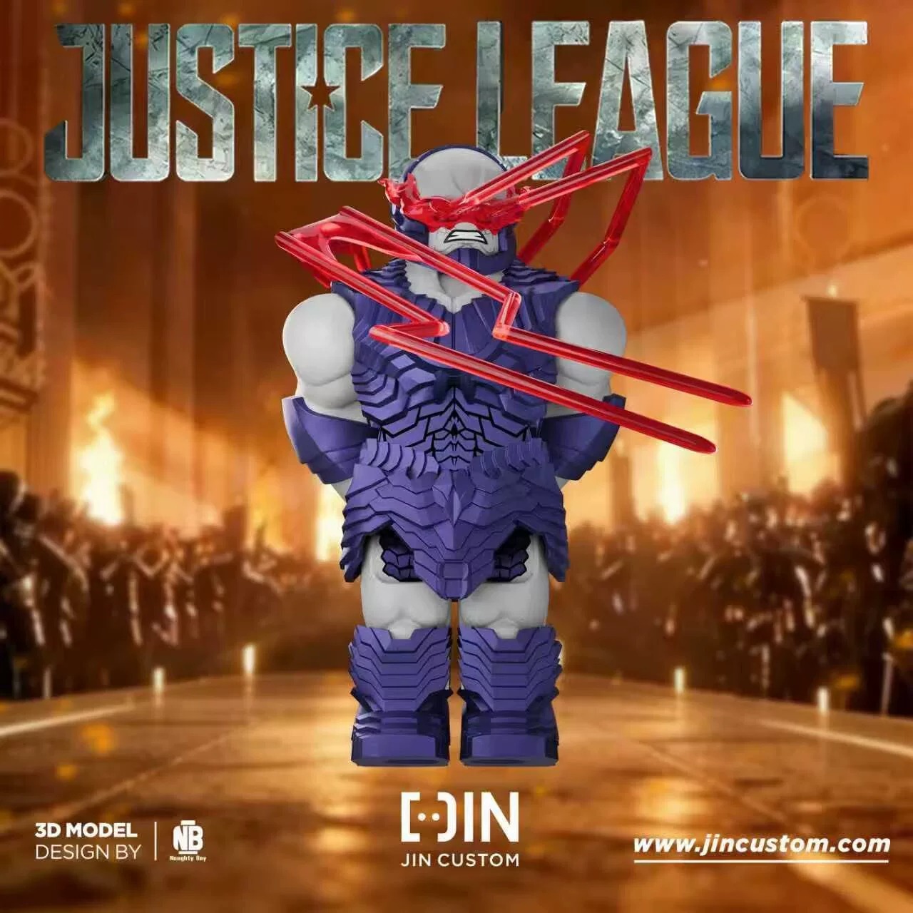 【JIN】Darkseid (Up version) + accessory 達克賽스（升級版）+ 配件 다크사이드 (Up version) + 액세서리【custom minifigures】