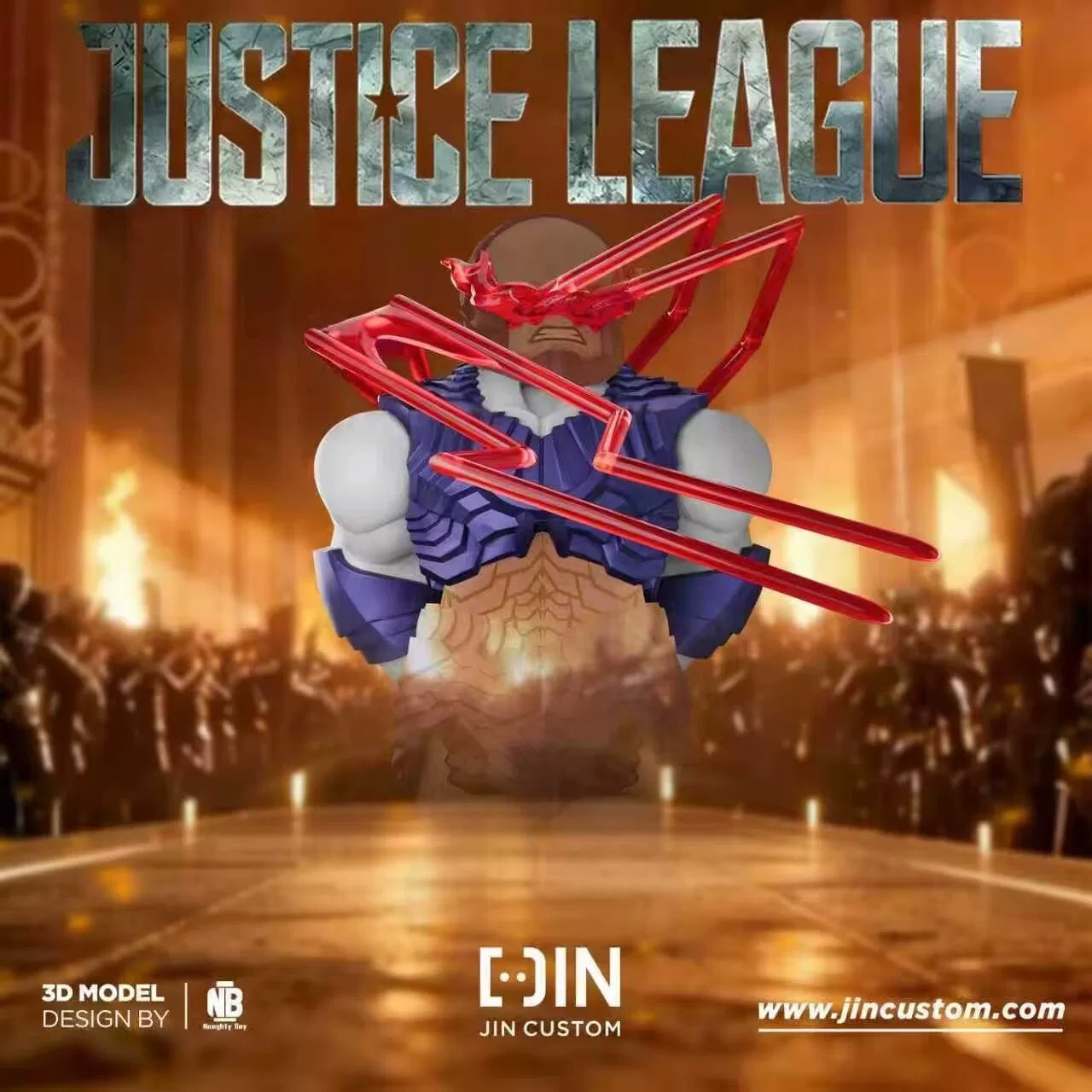 【JIN】Darkseid (Up version) + accessory 達克賽스（升級版）+ 配件 다크사이드 (Up version) + 액세서리【custom minifigures】