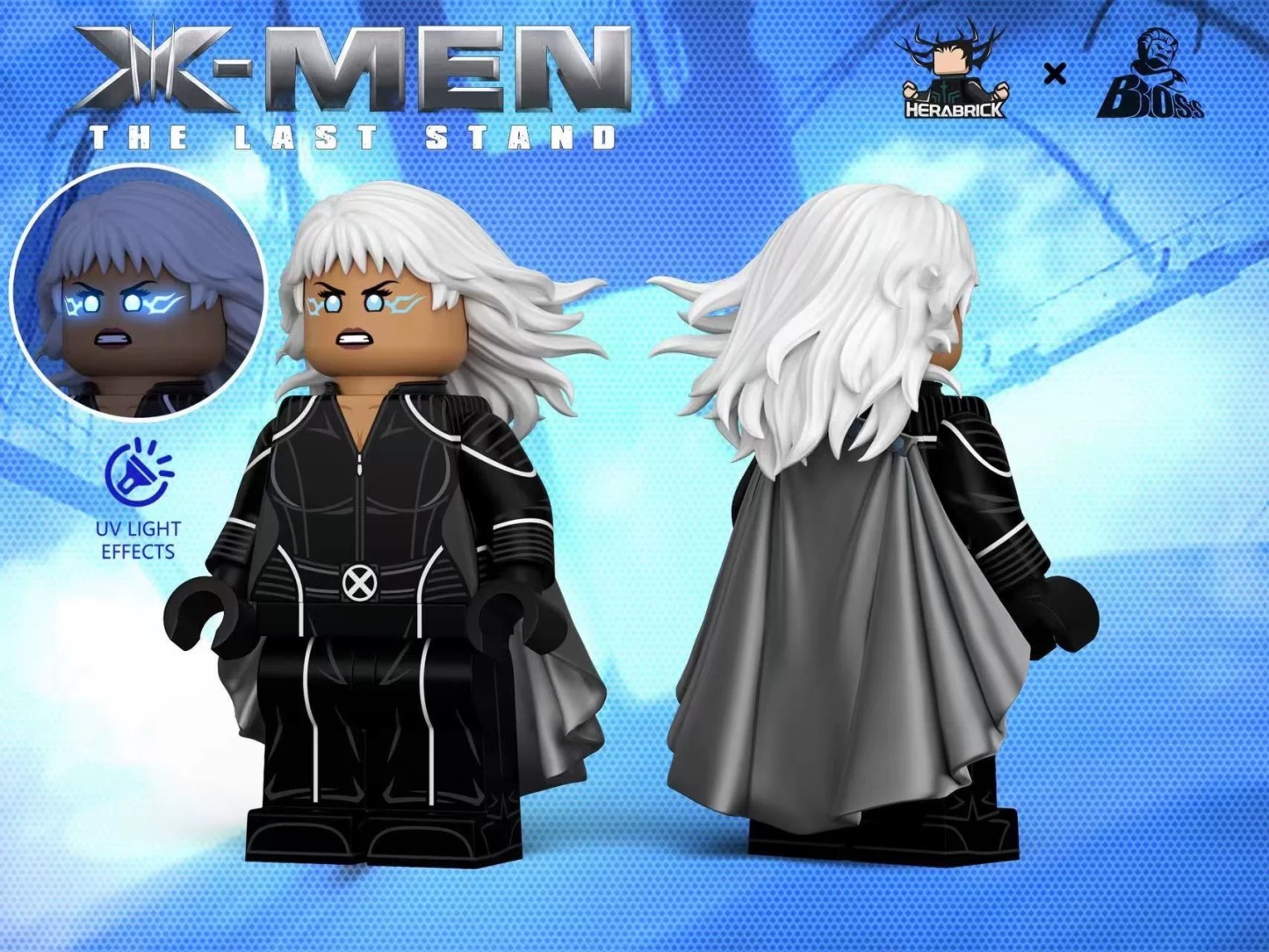 【Herabrick x Bosstoys】Storm (X-Men: The Last Stand) + Storm Base 暴風女（X 戰警 背水一戰）+ 暴風底座 스톰 (엑스맨: 최후의 전쟁) + 스톰 베이스【custom minifigures】