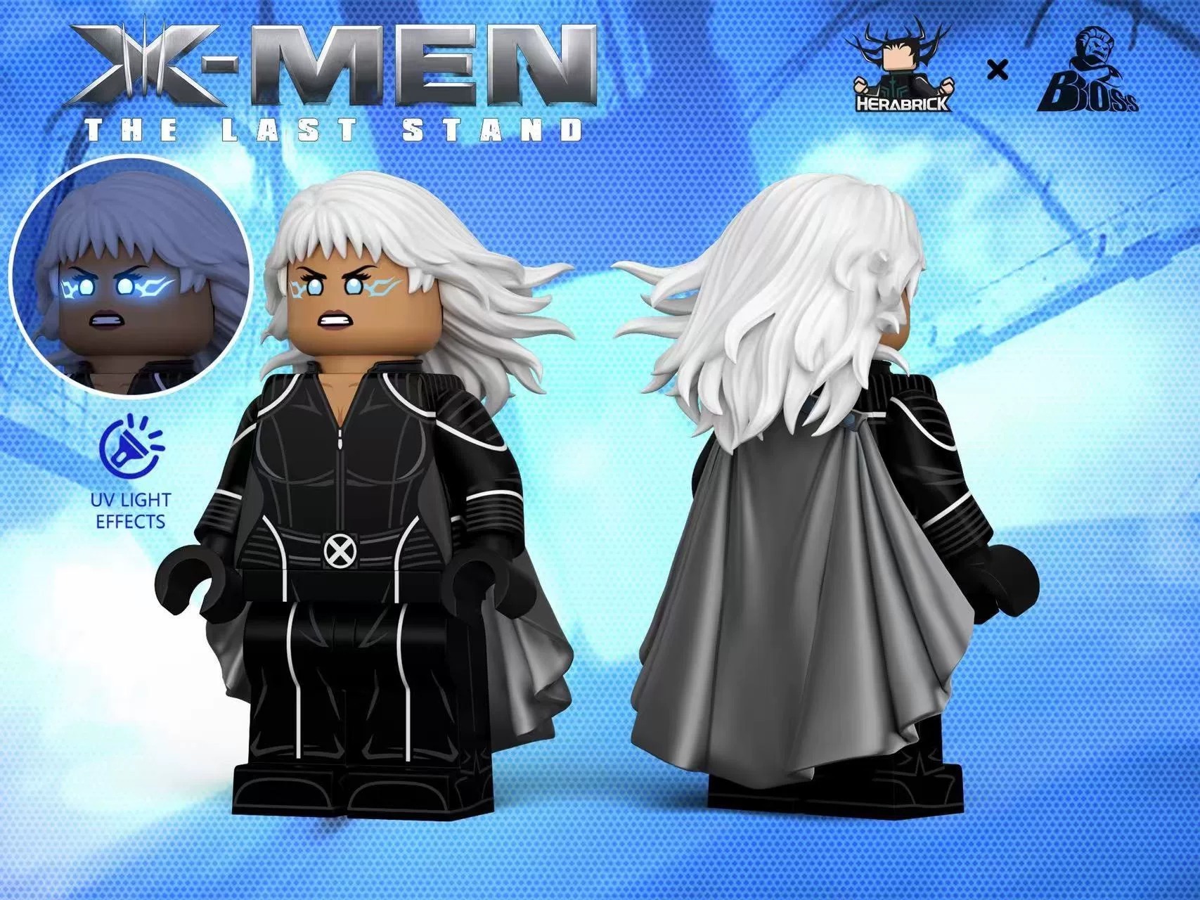 【Herabrick x Bosstoys】Storm (X-Men: The Last Stand) + Storm Base 暴風女（X 戰警 背水一戰）+ 暴風底座 스톰 (엑스맨: 최후의 전쟁) + 스톰 베이스【custom minifigures】