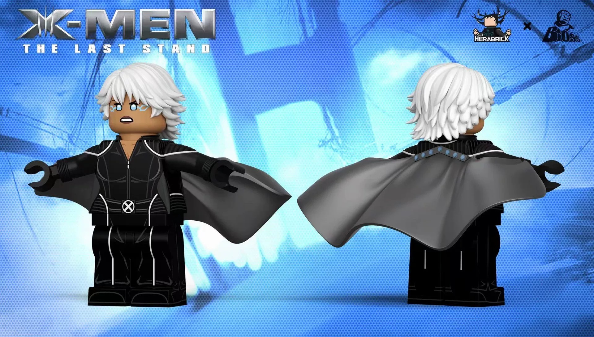 【Herabrick x Bosstoys】Storm (X-Men: The Last Stand) + Storm Base 暴風女（X 戰警 背水一戰）+ 暴風底座 스톰 (엑스맨: 최후의 전쟁) + 스톰 베이스【custom minifigures】