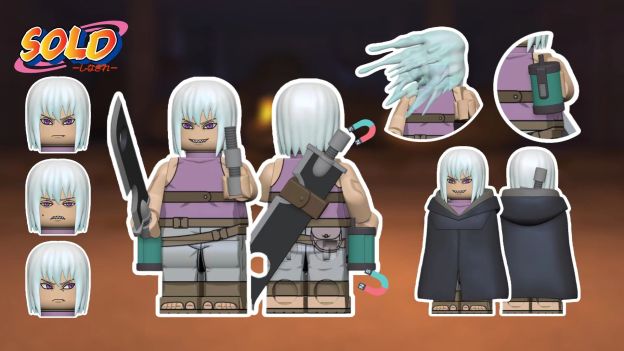 【Sold】Suigetsu Hozuki 鬼燈水月 호즈키 스이게츠【naruto custom minifigures】