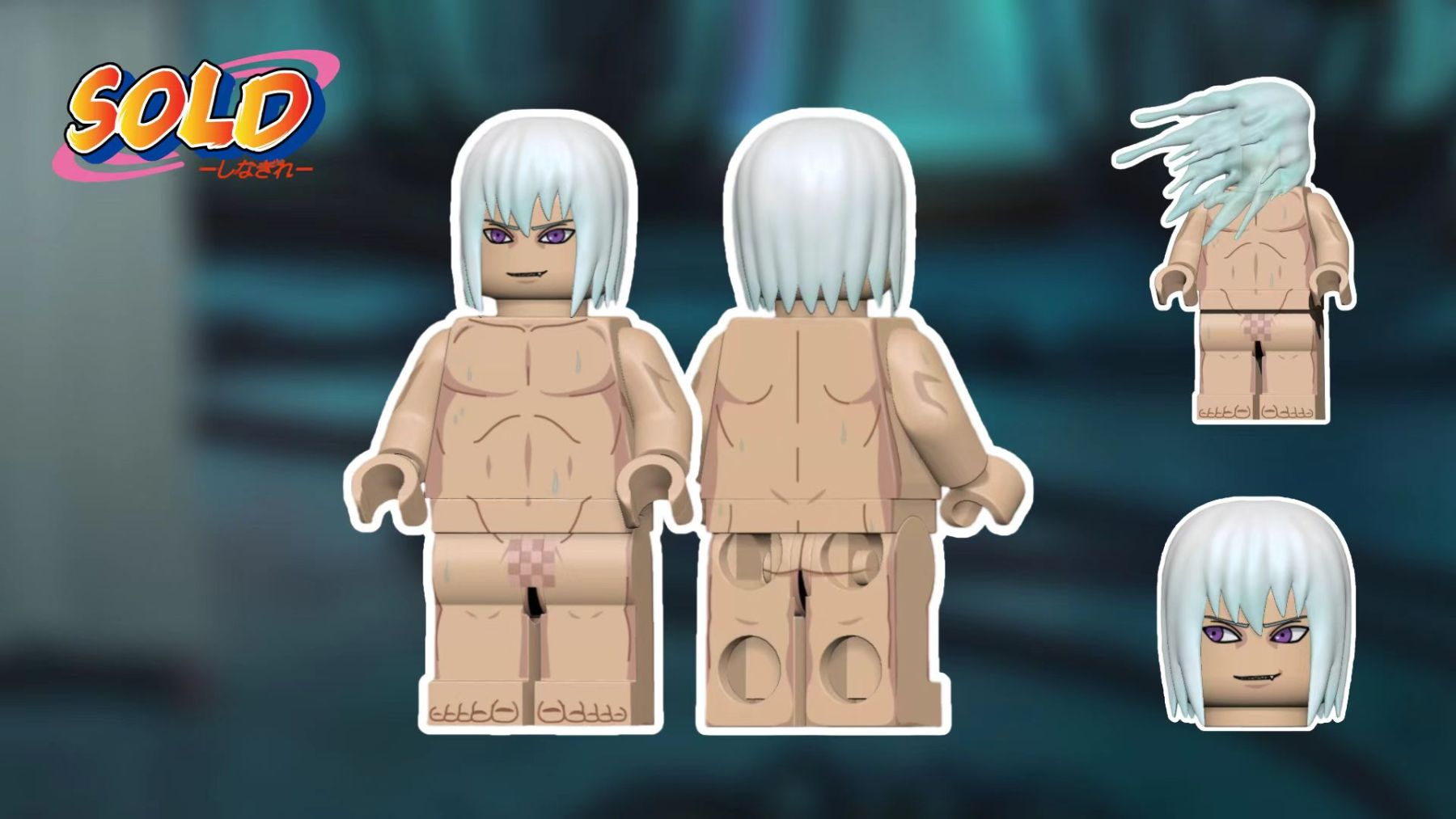 【Sold】Suigetsu Hozuki 鬼燈水月 호즈키 스이게츠【naruto custom minifigures】