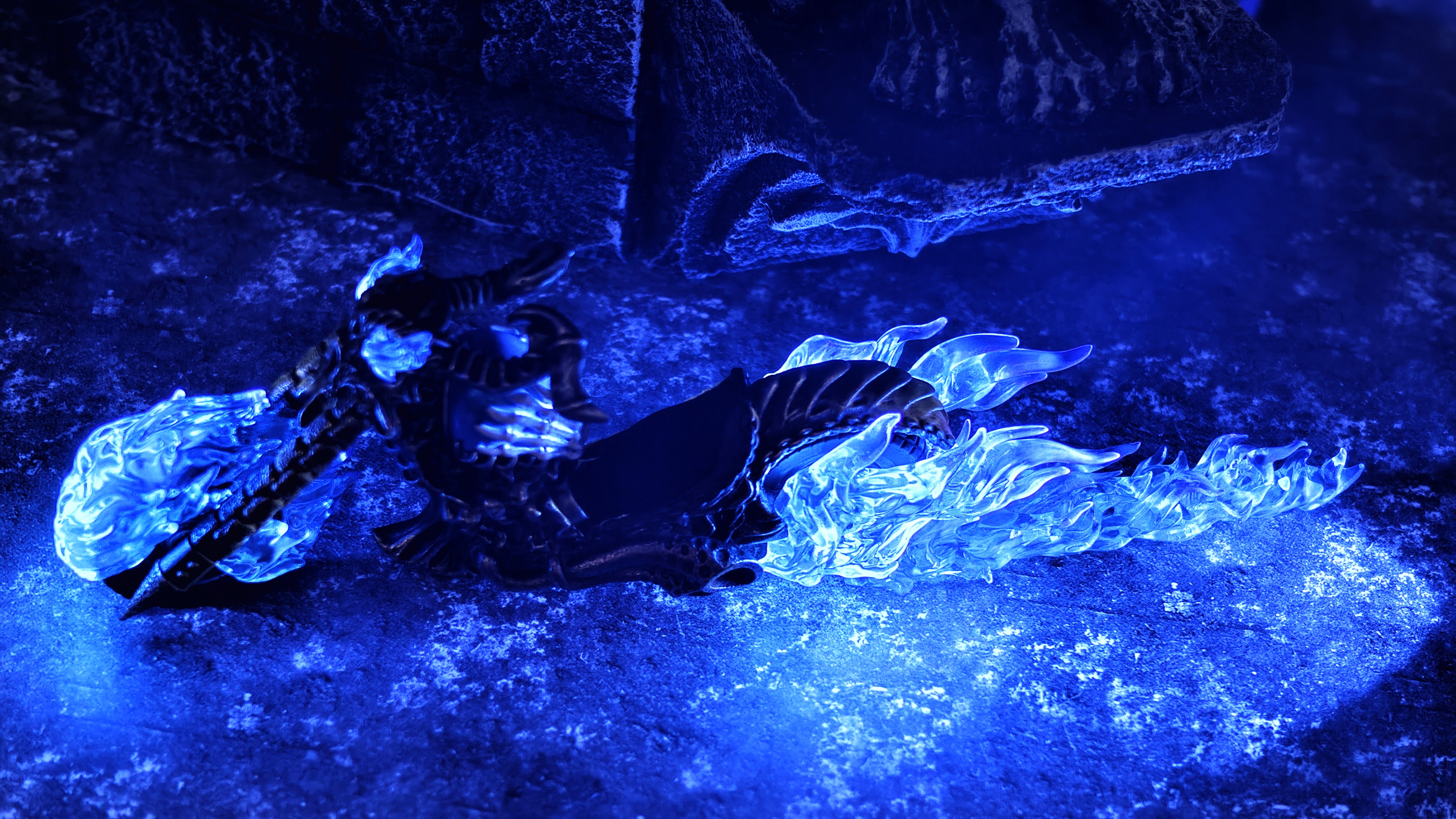 【THB-YYDSJ】Nicolas Cage Version Ghost Rider - Hellfire Harley Motorcycle（Variant）