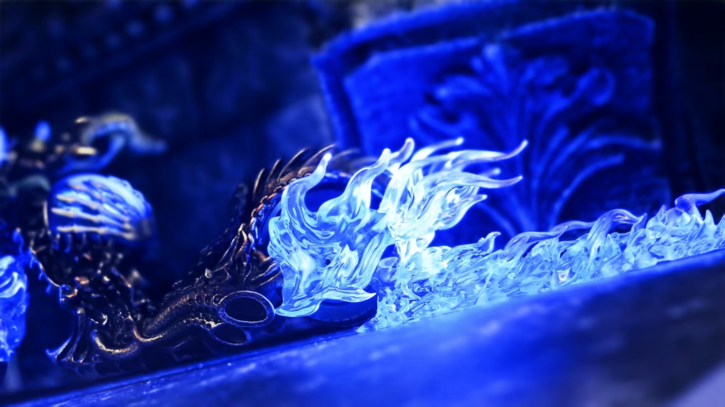 【THB-YYDSJ】Nicolas Cage Version Ghost Rider - Hellfire Harley Motorcycle（Variant）