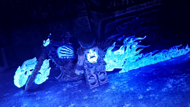 【THB-YYDSJ】Nicolas Cage Version Ghost Rider - Hellfire Harley Motorcycle（Variant）