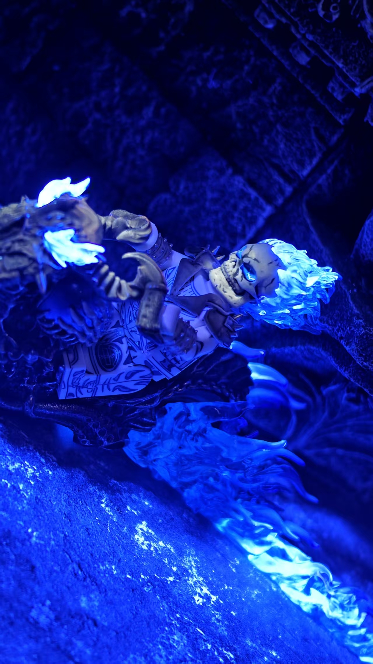 【THB-YYDSJ】Nicolas Cage Version Ghost Rider - Hellfire Harley Motorcycle（Variant）