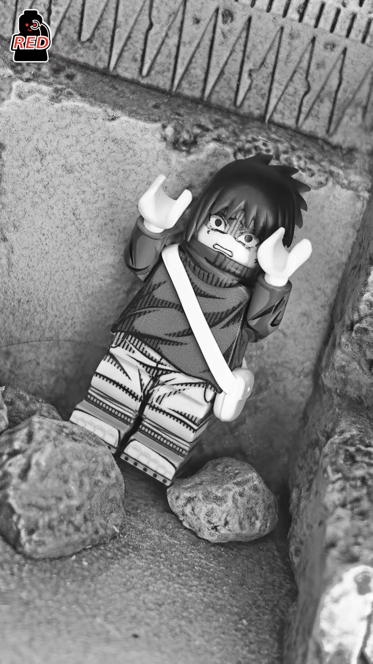 【Preorder】【Red】Young Sasuke [Night of the Uchiha Massacre] 幼崽佐助【滅族之夜】 어린 사스케 [우치하 학살의 밤]【naruto custom minifigures】