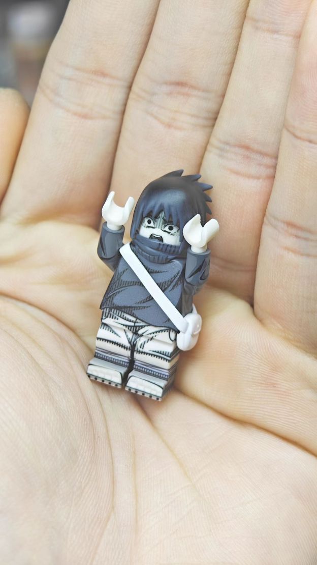 【Preorder】【Red】Young Sasuke [Night of the Uchiha Massacre] 幼崽佐助【滅族之夜】 어린 사스케 [우치하 학살의 밤]【naruto custom minifigures】