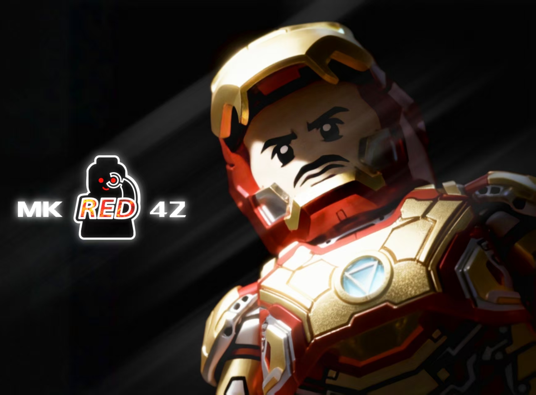【Preorder】【Red】Iron Man MK42 鋼鐵俠 MK42 아이언맨 MK42 【Marvel custom minifigures】