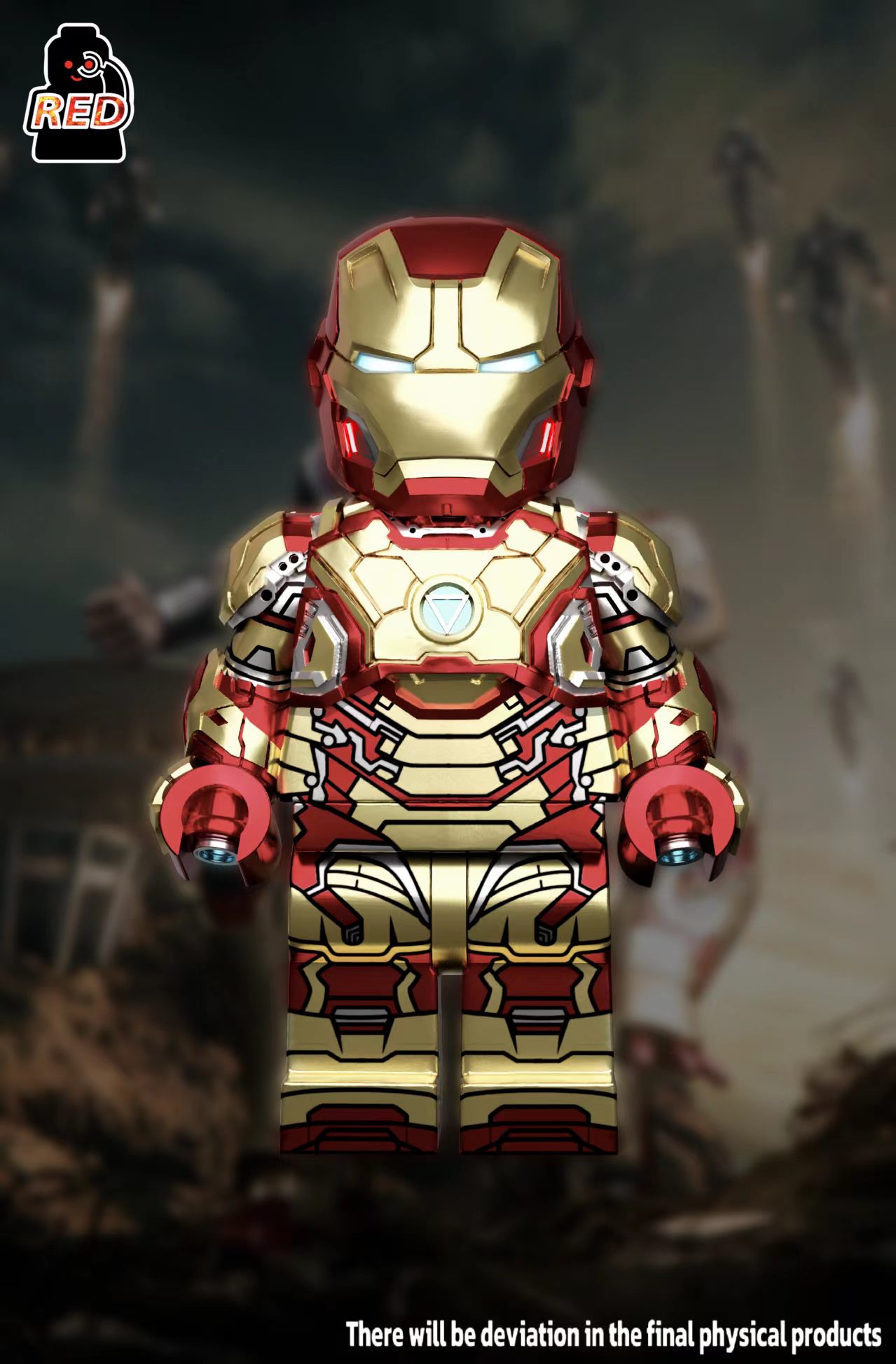【Preorder】【Red】Iron Man MK42 鋼鐵俠 MK42 아이언맨 MK42 【Marvel custom minifigures】