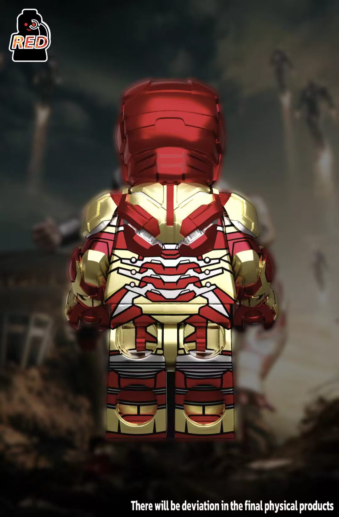 【Preorder】【Red】Iron Man MK42 鋼鐵俠 MK42 아이언맨 MK42 【Marvel custom minifigures】