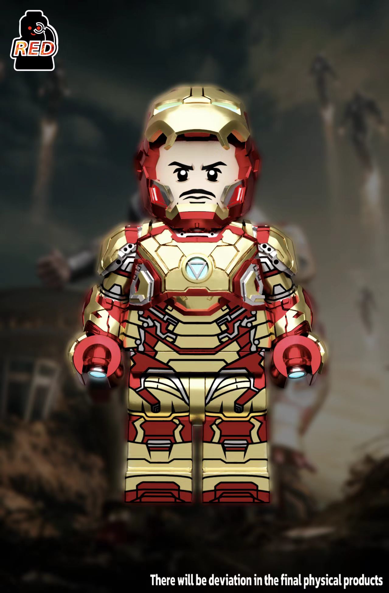 【Preorder】【Red】Iron Man MK42 鋼鐵俠 MK42 아이언맨 MK42 【Marvel custom minifigures】