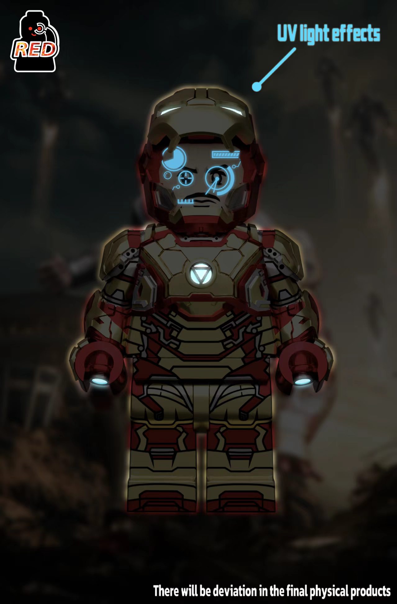 【Preorder】【Red】Iron Man MK42 鋼鐵俠 MK42 아이언맨 MK42 【Marvel custom minifigures】