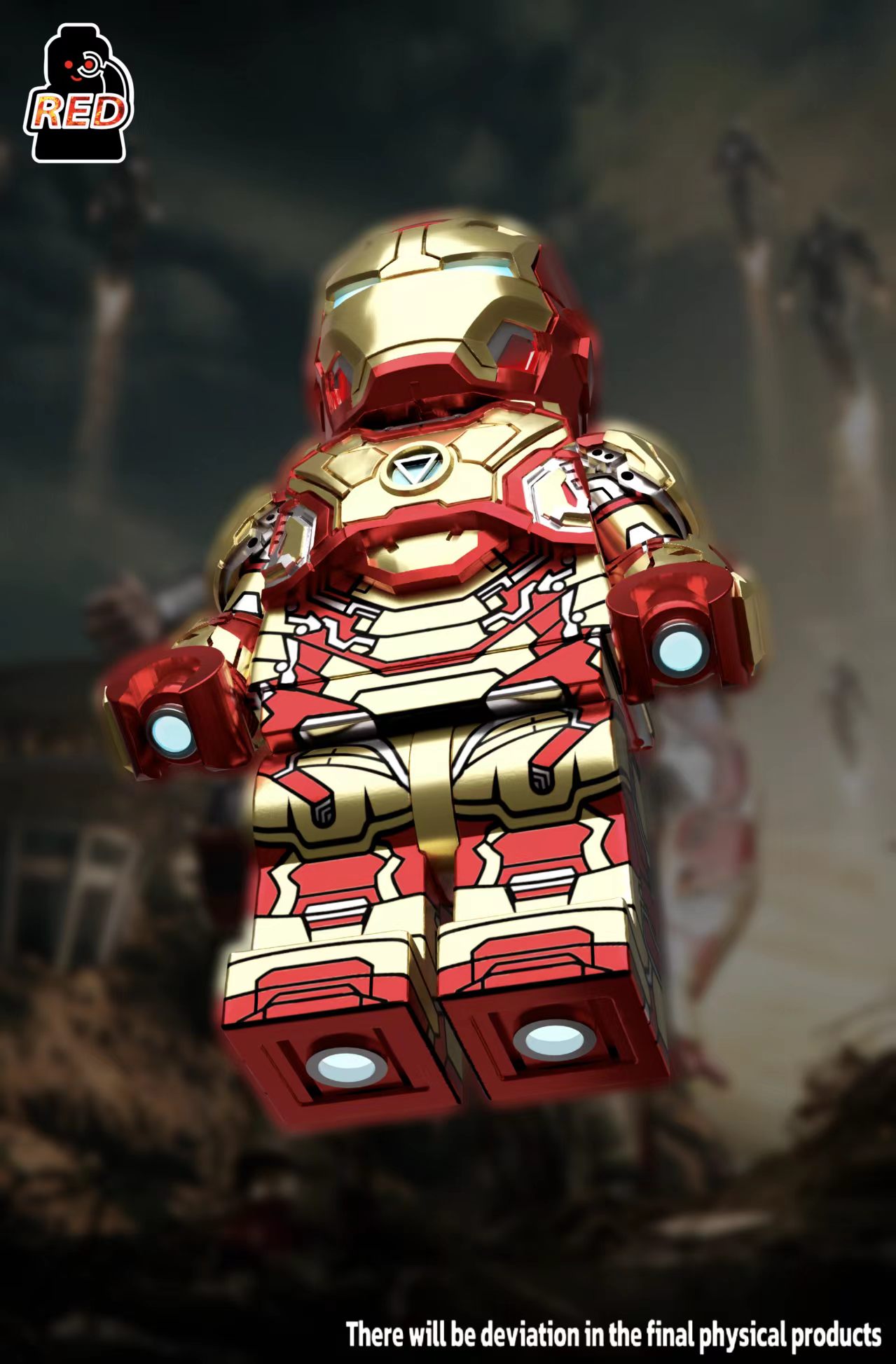 【Preorder】【Red】Iron Man MK42 鋼鐵俠 MK42 아이언맨 MK42 【Marvel custom minifigures】