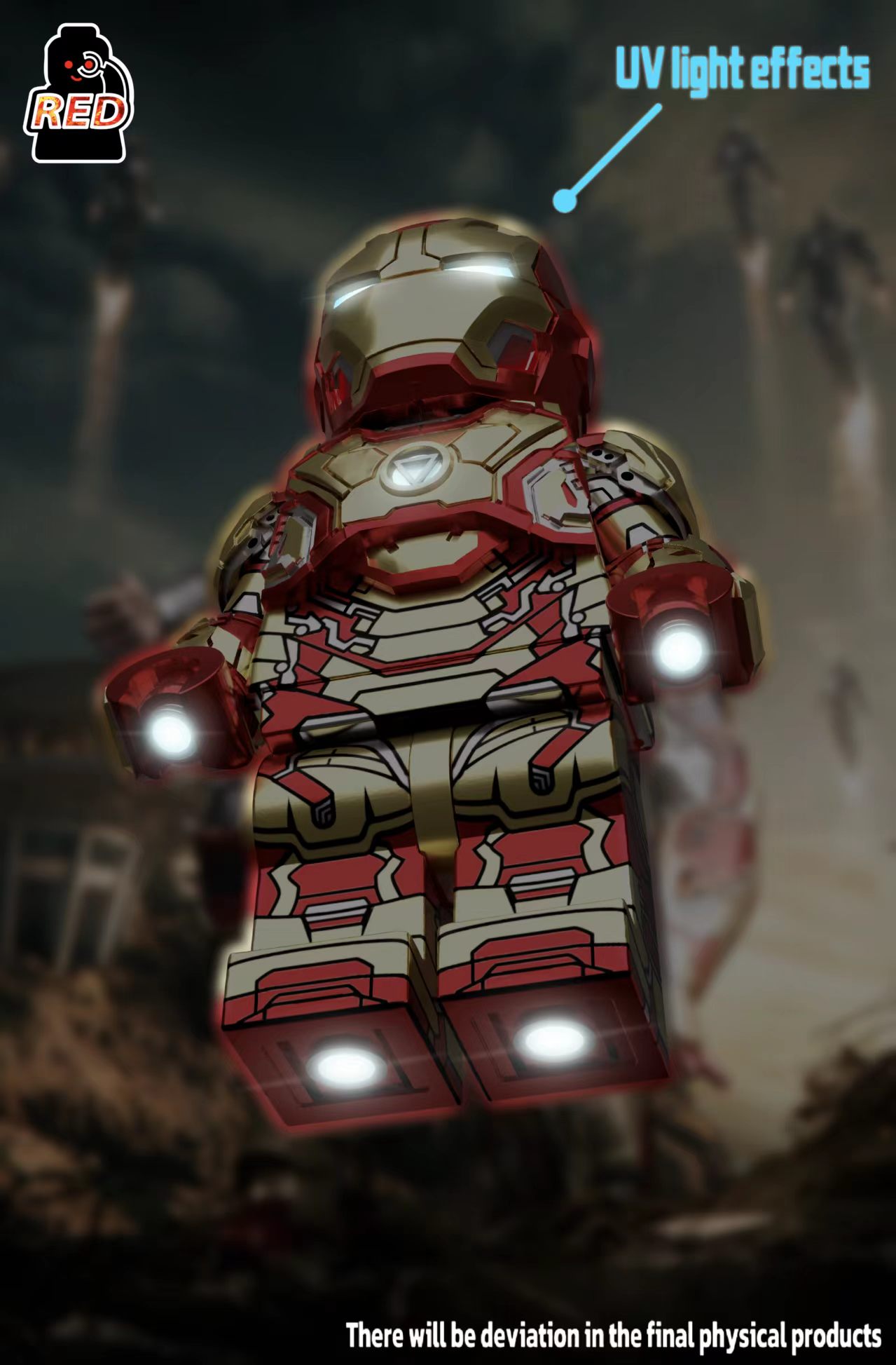【Preorder】【Red】Iron Man MK42 鋼鐵俠 MK42 아이언맨 MK42 【Marvel custom minifigures】