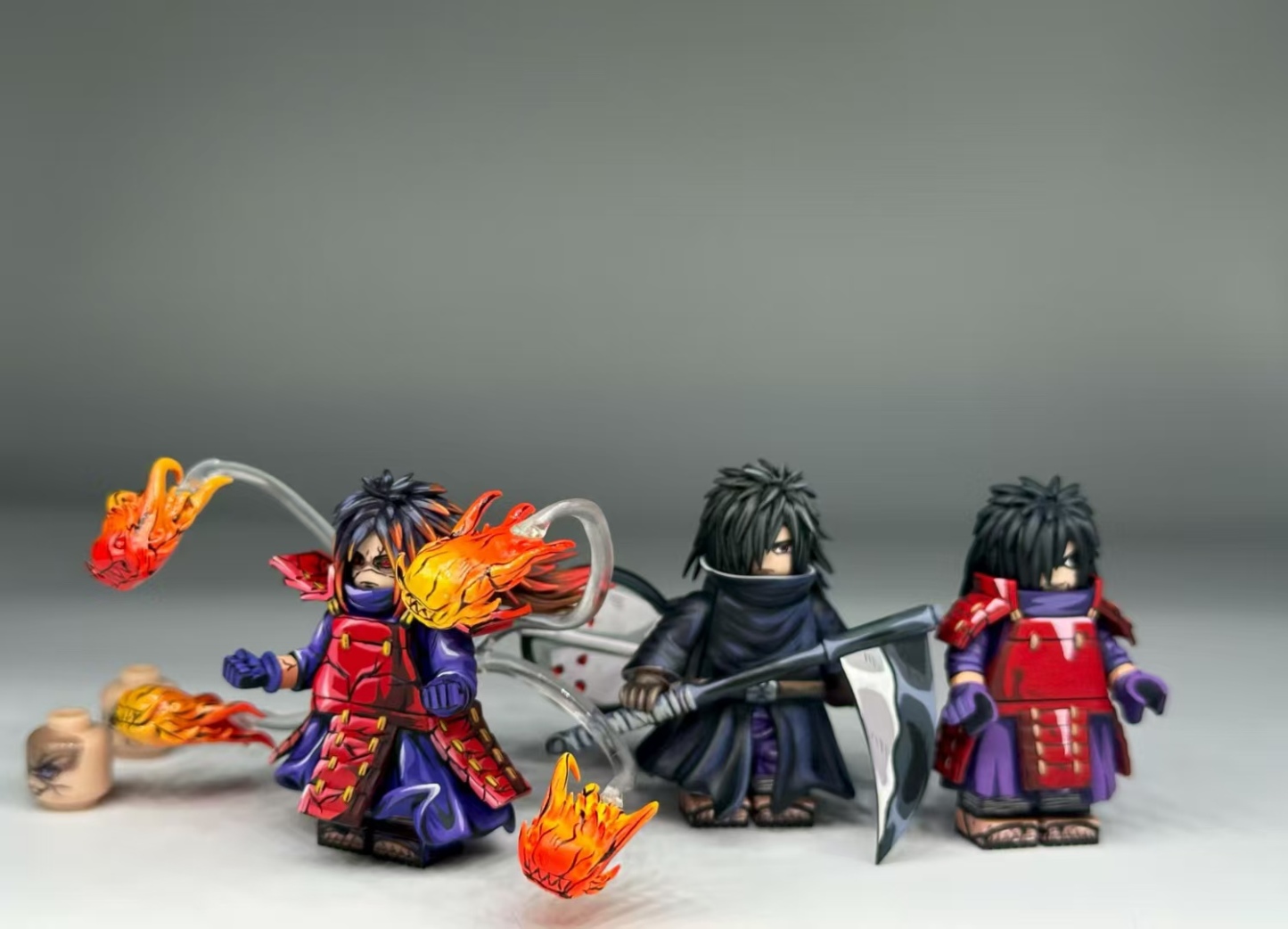 【LOVE】 Uchiha Madara (3 minifigs) ACGN  宇智波斑 우치하 마다라【naruto custom minifigures】