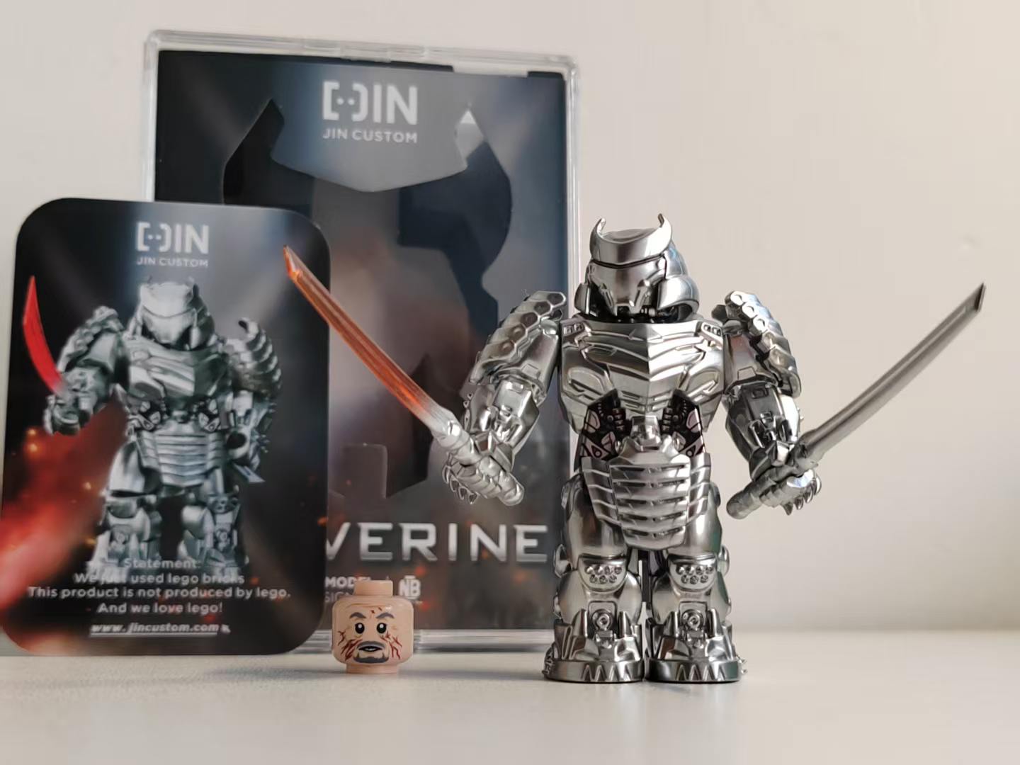 【JIN】Silver Samurai 銀武士 실버 사무라이【Custom Marvel Minifigures】