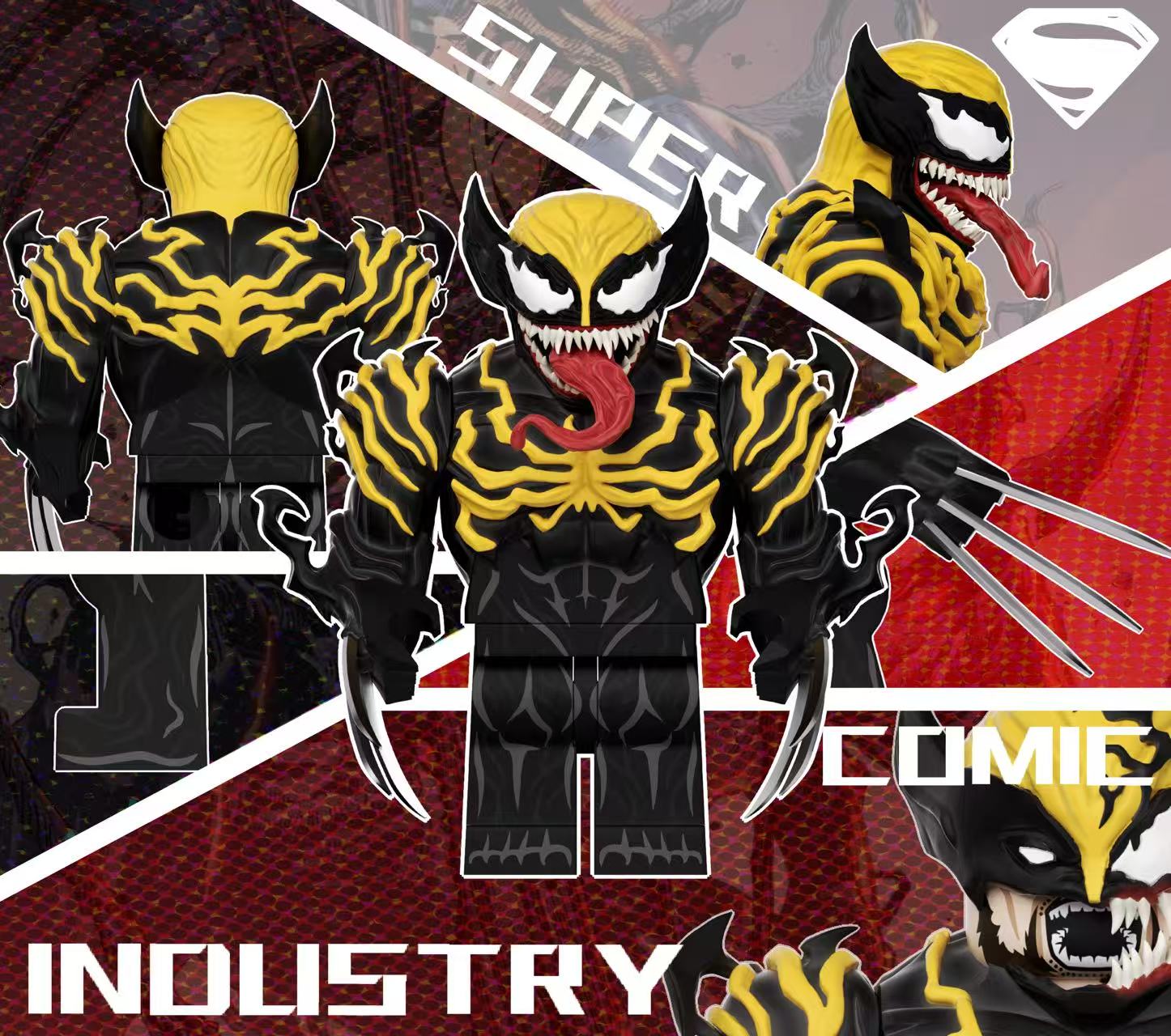 【Super comic fam】Venom Wolverine 毒液金剛狼 베놈 울버린