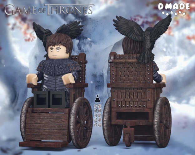 【D Made】Bran Stark (Three‑Eyed Raven) 布蘭・史塔克（三眼烏鴉） 브란 스타크 (세 눈 까마귀)【custom minifigures】