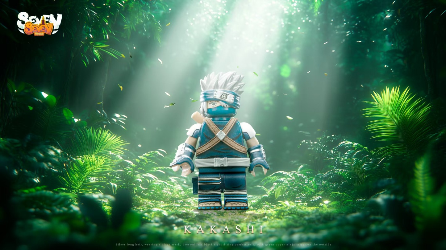 naruto custom minifigures】【SEVEN BRICK】Young Kakashi 卡卡西