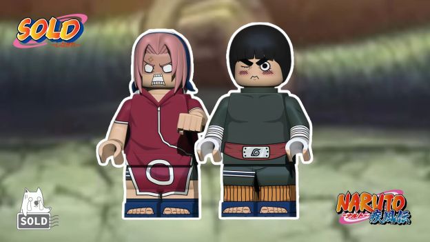 【Preorder】【Sold】Young Rock Lee X Young Sakura 小櫻 洛克李 사쿠라 락 리【custom naruto minifigures】-Tom_minifigs