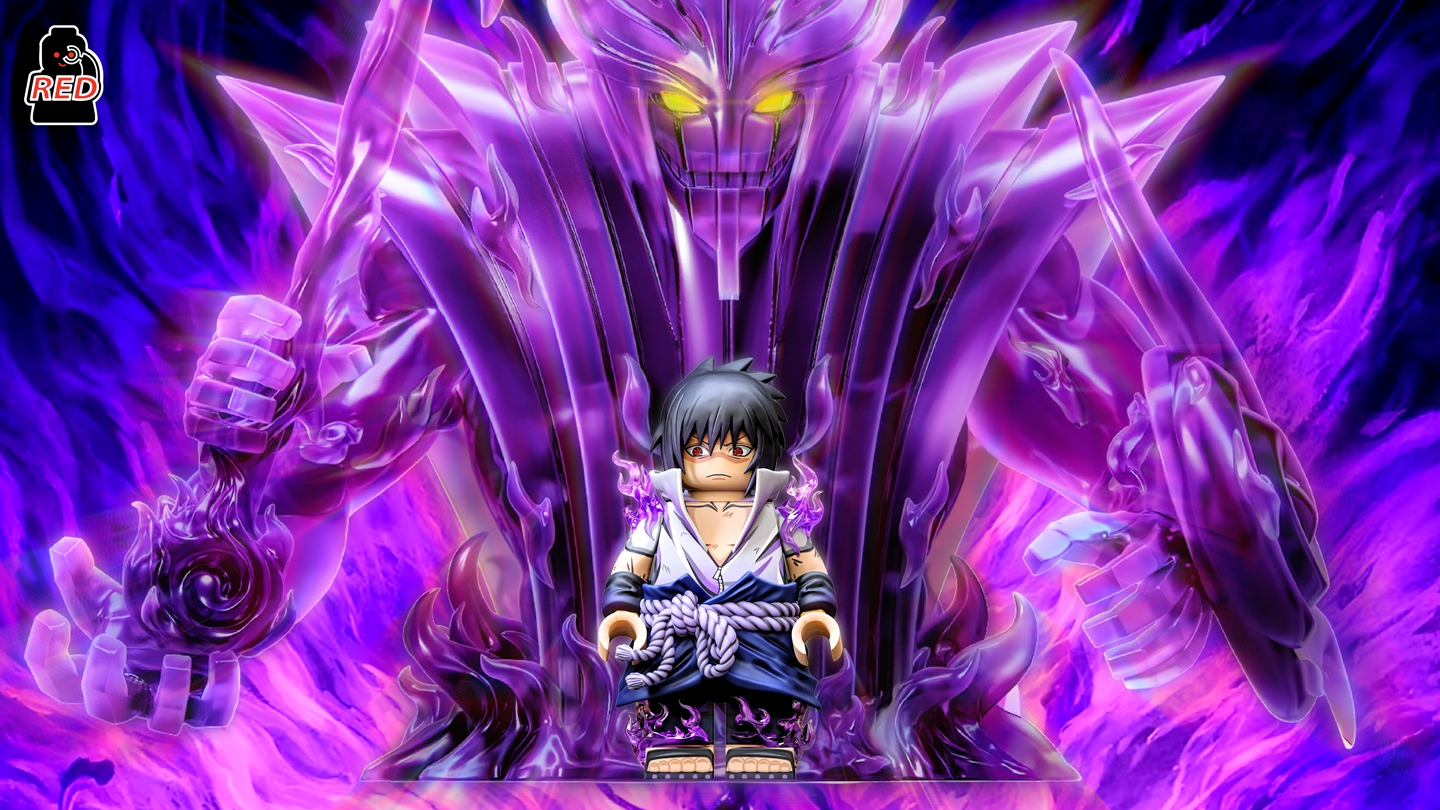 【Preorder】【Red】Uchiha Sasuke [Five Kage Summit] 宇智波佐助【五影會談】 우치하 사스케 [오개 회담]【naruto custom minifigures】