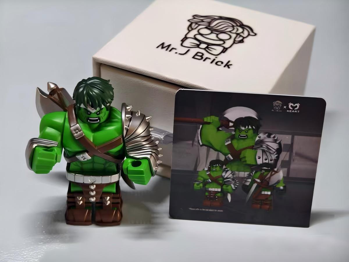 【Mr.J Brick x Heart】Green Scar Hulk 綠殤浩克 그린 스카 헐크【custom minifigures】