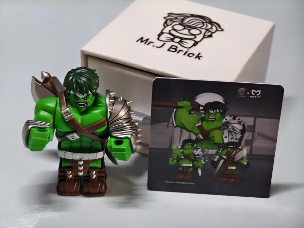 【Mr.J Brick x Heart】Green Scar Hulk 綠殤浩克 그린 스카 헐크【custom minifigures】